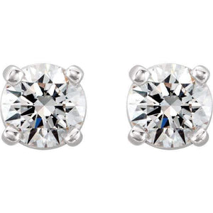 0.3 CTW  Diamond Stud Earrings - Giliarto, solitaire earrings