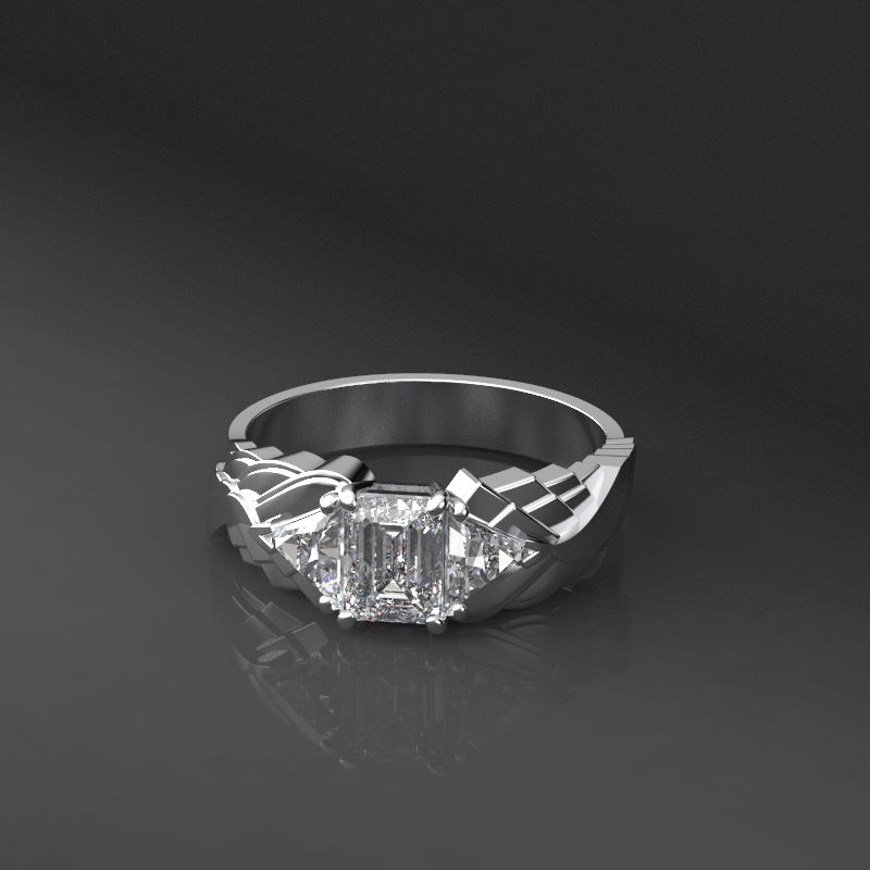 Mens Art Deco Rings - Giliarto