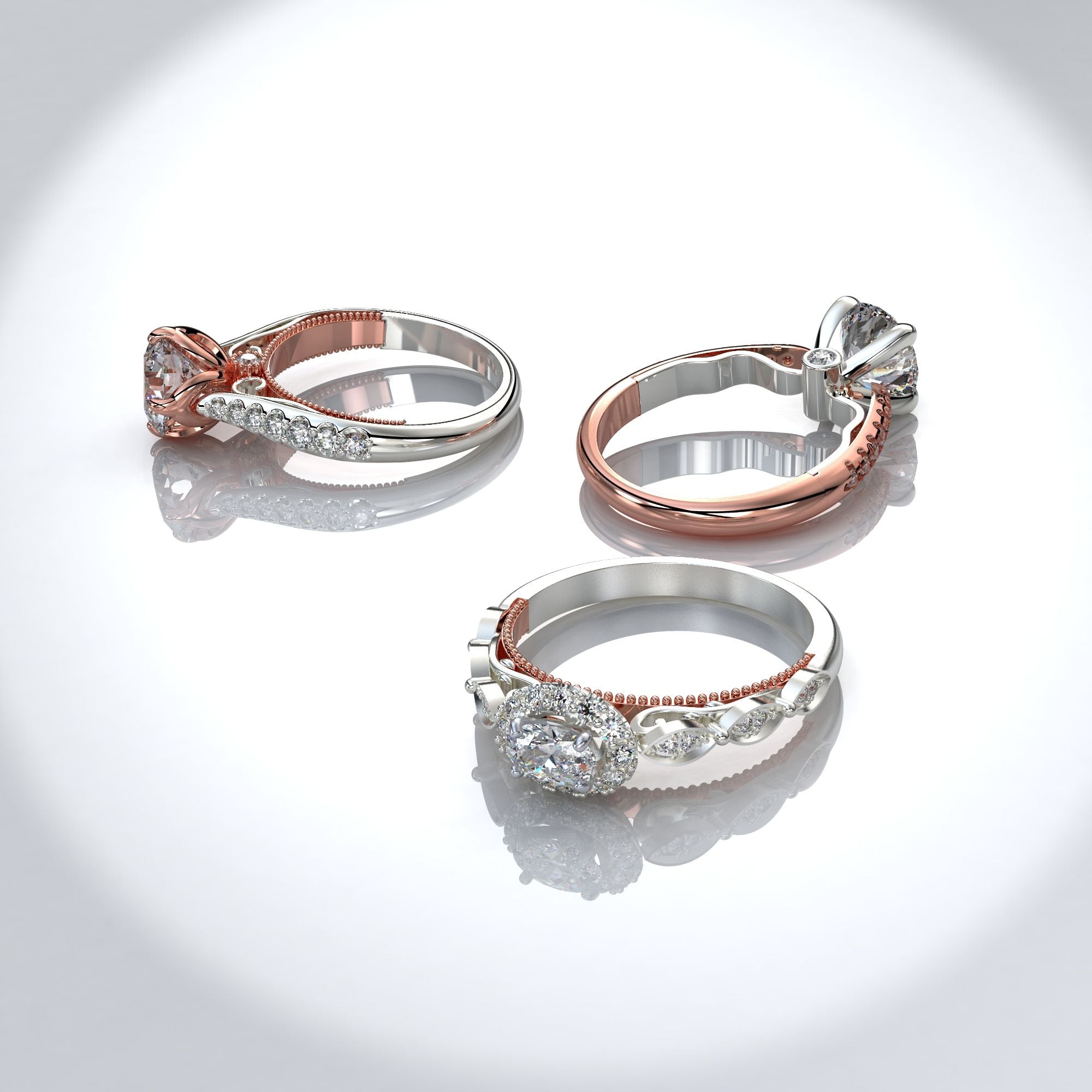 Moissanite Adara Gold Ring