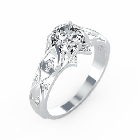 1.0 Carat Diamond Engagement Ring - Giliarto