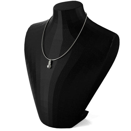 2 Carat Moissanite Diamond Gold Pendants