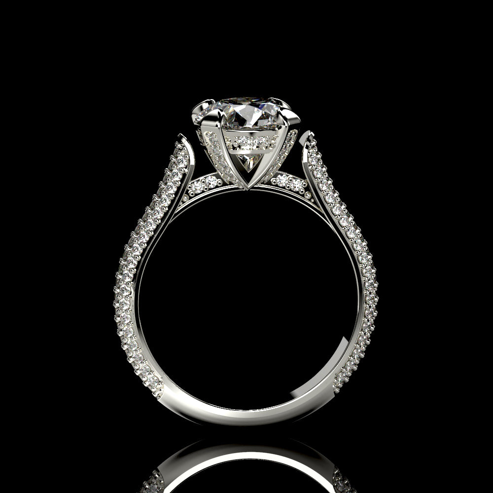 Orion 2.6 Carat Moissanite Engagement Ring