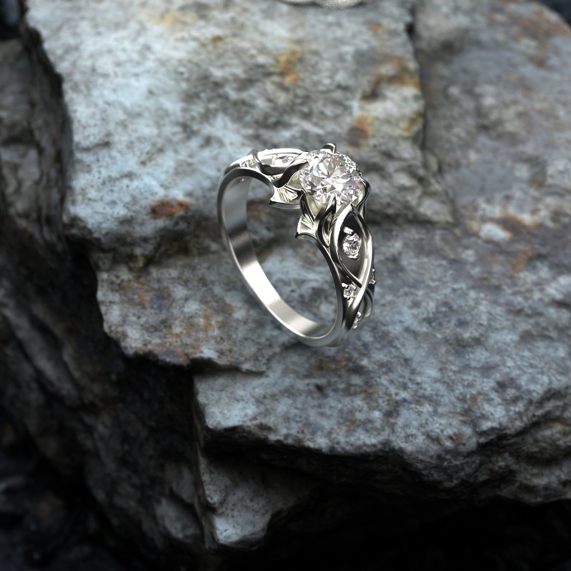 1.0 Carat Diamond Engagement Ring - Giliarto