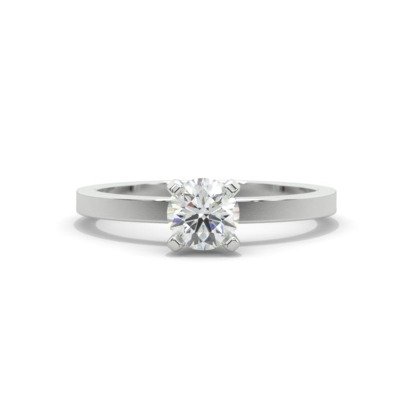 1 Carat Giliarto Moissanite White Gold Engagement Promissory Ring