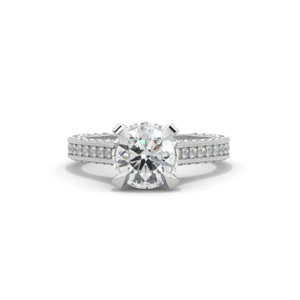 3.2 Carat Giliarto Moissanite Diamond  Engagement Ring