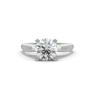 2.0 Carat Moissanite Accented Classic Engagement Ring