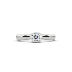 1 Carat Giliarto Moissanite Solitaire White Gold Engagement Ring