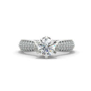 1.5 Carat  Moissanite Engagement Ring