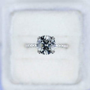 gray  grey moissanite