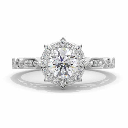 Moissanite Engagement Ring