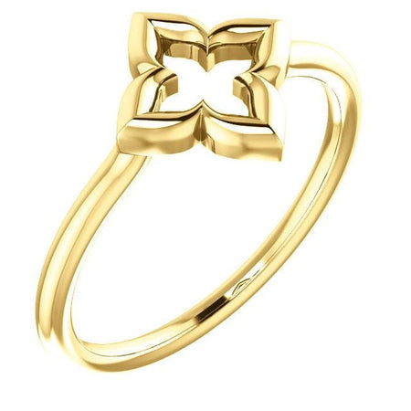 Clover 14K Yellow  Ring - Giliarto