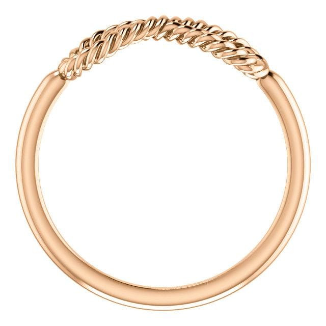 Infinity-Inspired Rope Ring - Giliarto